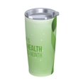 thumbnail image 2 of En mayo usamos verde Mes de concientización sobre la salud mental Taza de viaje de café de acero inoxidable con aislamiento de 20 oz con pajita Taza térmica portátil Juego de tres piezas con pajita, 2 of 7