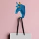 thumbnail image 2 of Gancho de pared autoadhesivo moderno para colgar abrigos, sombreros, bolsos, decoración de baño Caballo, 2 of 7