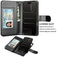 thumbnail image 3 of Tekcoo for iPhone 17 Air Case Wallet with ID Credit Card Holder for Women Men, Detachable Magnetic PU Leather Flip Wallet Phone Case for iphone 17 Air 6.5" with Strap Kickstand Cover, Black, 3 of 7