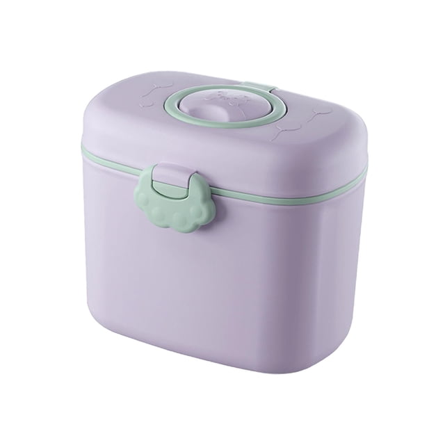 Contenedor portátil CUTICAT Caja de almacenamiento de granos secos Talla L Morado dispensador de fórmula