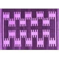 thumbnail image 1 of Ahgly Company Indoor Rectangle Abstract Purple Contemporary Area Rugs, 6' x 9', 1 of 4