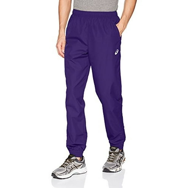 Asics Mens Jogger Running Pants Purple S 