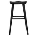 thumbnail image 4 of 30" Black Solid Wood Bar Stool, 4 of 7