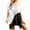 Black-B, variant on Penkiiy Swimsuit Cover Ups for Women, V Neck Hollow Out Swim Coverup Crochet Chiffon Summer Beach Cover Up Dress Free Size White