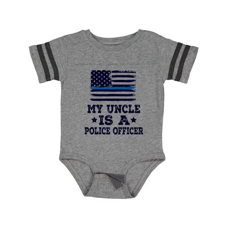 

Inktastic Police Officer Uncle Nephew Niece Gift Baby Boy or Baby Girl Bodysuit