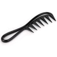 thumbnail image 1 of Peine de dientes anchos, 2Pcs Salon Wide Teeth Shark Comb Peine profesional de plástico de tiburón Peine De PeluqueríA De Pelo Rizado Masaje para La Herramienta De Peinado, 1 of 4