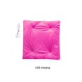 thumbnail image 4 of Toystoory Almohadilla de calefacción eléctrica, asiento de Color sólido, silla, sofá, calentador para clima frío, viaje, hogar, oficina, asiento, Electrodomésticos Rosa roja Toystoory HA071938-04, 4 of 6