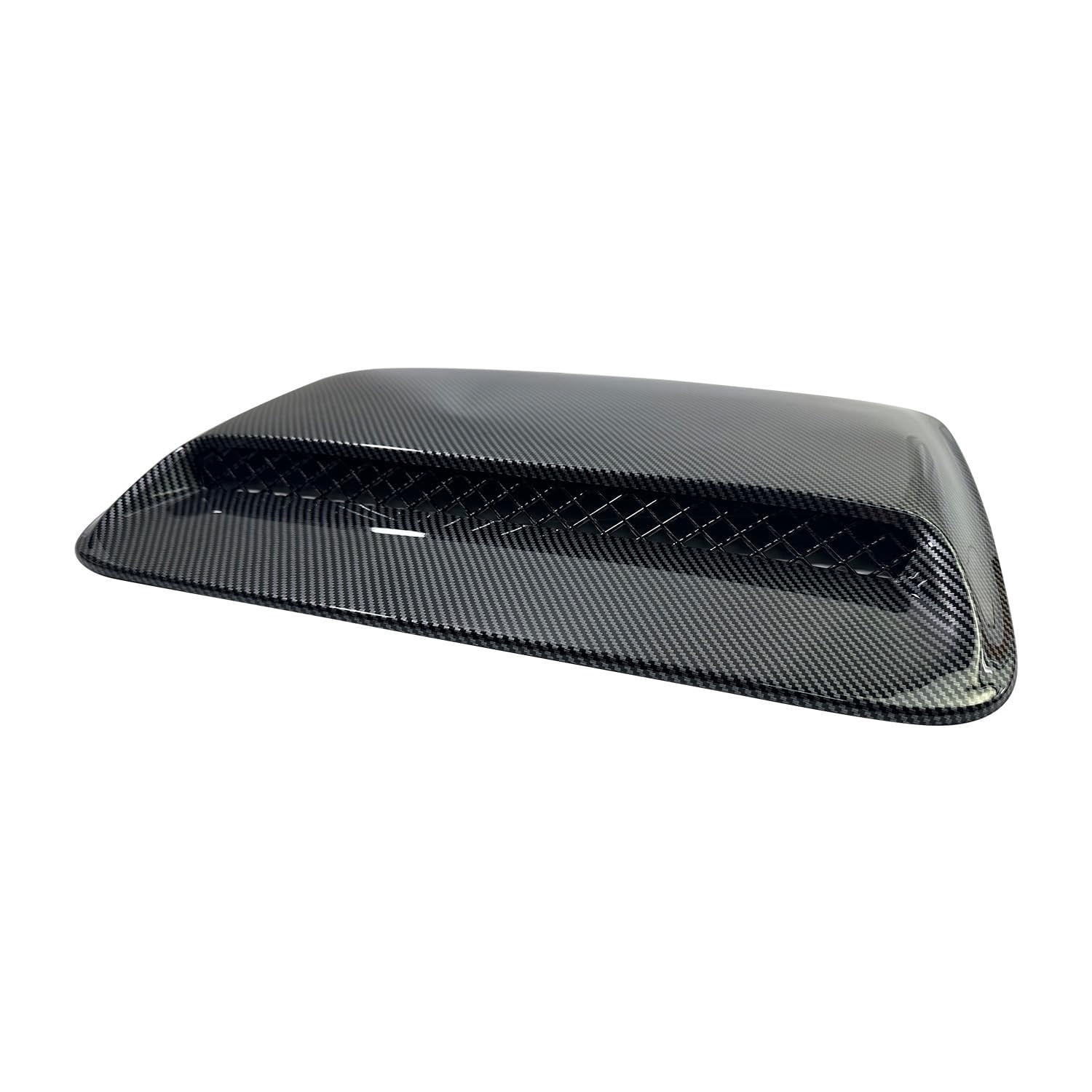BST BSSP Engine Hood Scoop Vent Cover, Hood Air Flow Intake Cover Compatible with 2007-2023 Toyota FJ Cruiser, Carbon Fiber ABS Easy Installation Engine Hood Air Vent Cover Bonnet Trim