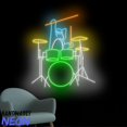 thumbnail image 2 of Handmadetneonsign Cat Playing Drums Neon Sign, Cute Cat Drummer Led Sign, Pet Shop Wall Art, Wall Decor 90577, 2 of 5