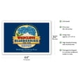 thumbnail image 2 of Wildcliffe Blueberries - Washington - Vintage Fruit Crate Label c.1950s - Fine Art Matte Paper Print (Unframed) 30x44in, 2 of 4