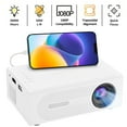 thumbnail image 4 of TZYUDK Portable Mini Projector LED Home Theaters Wired Phone Same Screen Playback Support For 1080p HD Decoding Can Connect To HDMI/USB/Audio Interface Affordable Useful White, 4 of 6