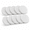 Blank - White-10 flying discs, variant on Blank - White 10 flying discs 9.25 Inch Outdoor Lawn and Beach Game