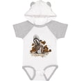 thumbnail image 3 of Inktastic Squirrel Superhero Landing with Acorns Boys or Girls Baby Bodysuit, 3 of 5