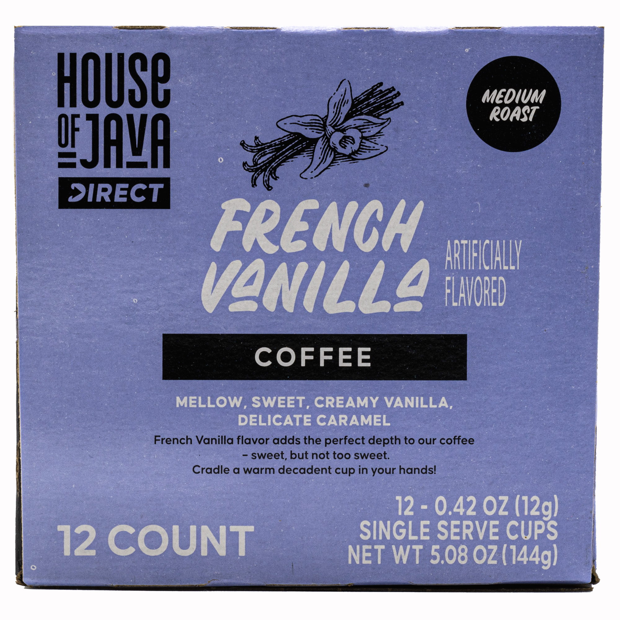 House of Java French Vanilla 12ct Pods