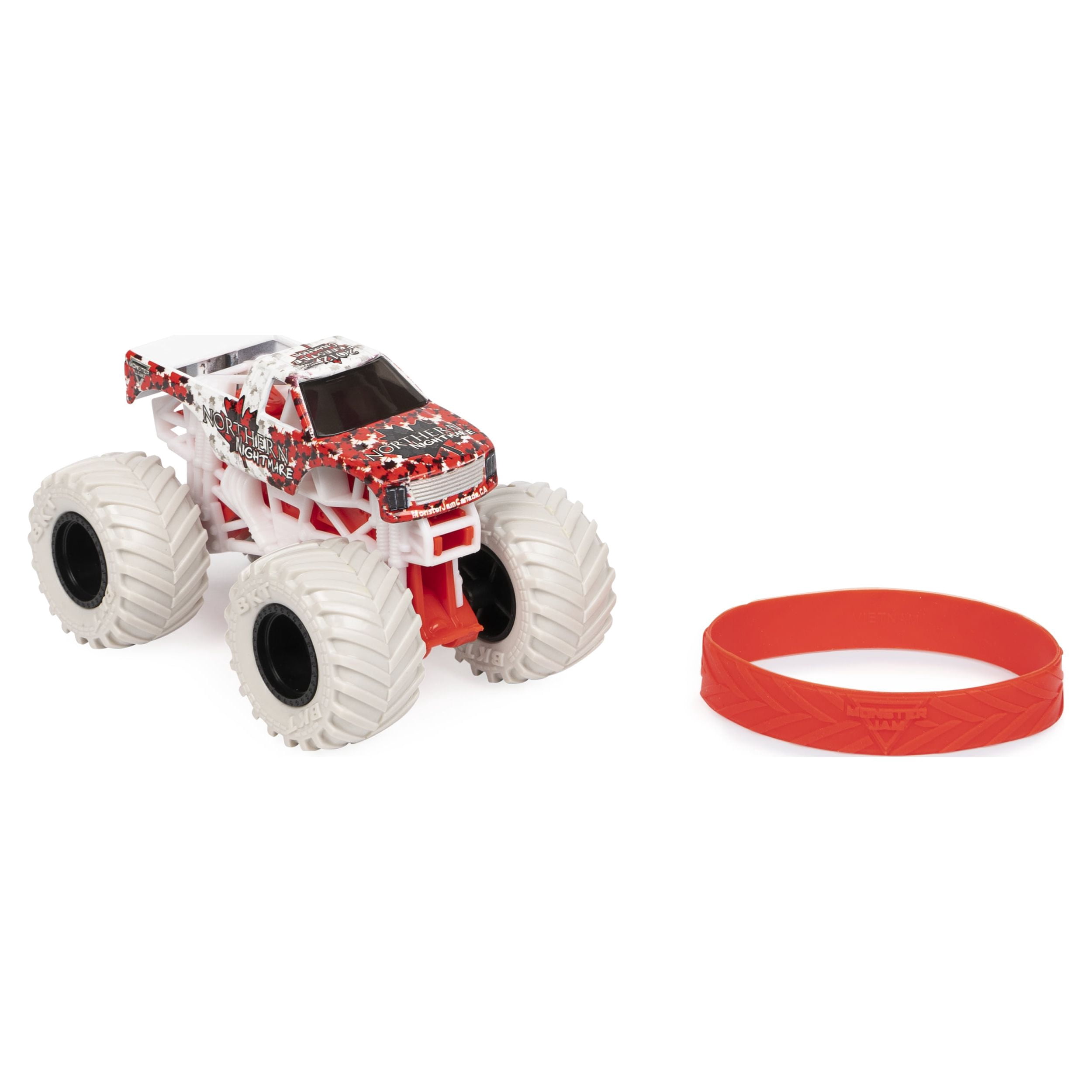 Monster Jam, Official Northern Nightmare Monster Truck, Die-Cast Vehicle, Inverse Trucks Series, 1:64 Scale
