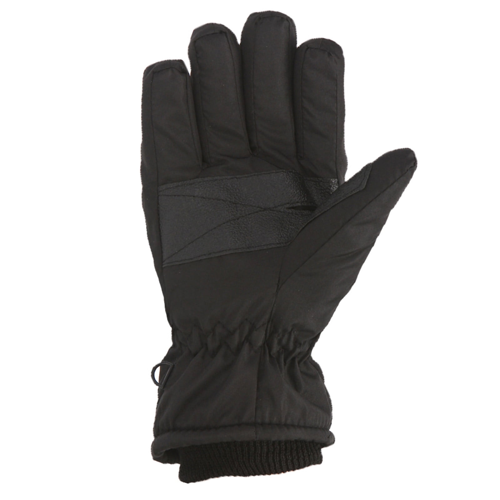 Winter Leather Gloves For Kids Boys Girls (7-12 years old) Snow Windproof Waterproof Mittens Outdoor Sports Skiing Riding Color Block Warm for Gifts