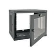 thumbnail image 2 of Tripp Lite 9U Wall Mount Rack Enclosure Server Cabinet w/ Acrylic Glass Front Door - Rack cabinet - wall mountable - black - 9U - 19", 2 of 6