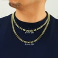 thumbnail image 2 of Nuragold 10k Real Yellow Gold Cuban Curb Link 6.5mm Chain Necklace (16"-30") Italian Jewelry for Men & Women, 2 of 10