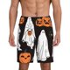 thumbnail image 1 of Fotbe Halloween Ghosts And Pumpkins Pantalones Cortos de Pijama para Hombre, Ropa de Dormir, Pantalones de Pijama Cortos para Hombre-Large, 1 of 6
