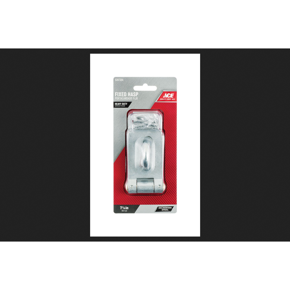 Ace Galvanized Steel Fixed Staple Safety Hasp 71/4 in. L