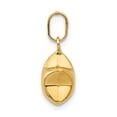 thumbnail image 2 of 14K Yellow Gold Charm Pendant 14 mm 10 Puffed Star, 2 of 3