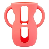 Glass & Bottle Silicone Sleeves with Handles for Natural Glass Baby Bottle - 240ml -Breakage Holder Compatible with - 8 Oz Bottles