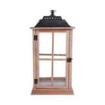 thumbnail image 4 of Better Homes & Gardens Rustic Wood Candle Holder Lantern, Large, 4 of 5