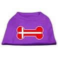 thumbnail image 1 of Chemises à Imprimé Drapeau Denmark en Forme d'Os Violet XXL (18), 1 of 1