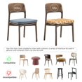 thumbnail image 4 of Bingfone Ping-Pong Table Tennis Racket for Restaurant Chair Seat Covers,Removable Washable Chair Covers Protects-Two Pieces, 4 of 7