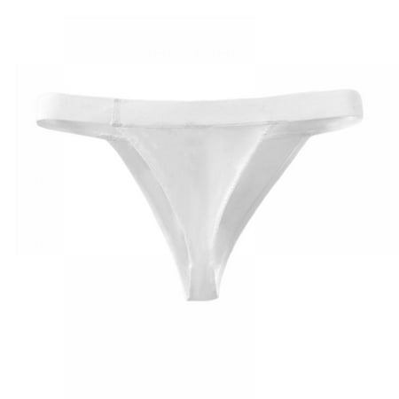 Womens Thong Underwear Lace Hollowed Out T Back Low Waist Cotton Sexy Cheeky Thong See Through Panties