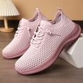 thumbnail image 2 of Sneakers for Women Shoes Breathable Casual Shoes Soft Bottom Flying Weave Couple Model Lacing Sneakers, 2 of 8