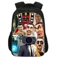 Skibidi toilet student computer backpack