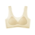 thumbnail image 2 of REORIAFEE Women Bras Wide Strap Push up Bra Comfortable Seamless Ice Silk Padded Bras M-2XL, 2 of 7