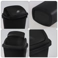 thumbnail image 3 of Xyskin 13 Gallon Kitchen Swing Top Garbage Can, 4-Pack Plastic Trash Can, Black, 3 of 6