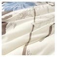 thumbnail image 6 of Floral Duvet Cover Queen Size - Big Flower Pattern Comforter Cover Set - 100% Cotton Queen Duvet Cover - Shabby Chic Bedding for Women Girls - Soft Breathable Bed Cover, 6 of 7