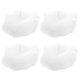 thumbnail image 2 of 4 piezas de adorno colgante de estrella de nube, colgante de bricolaje para decoración de boda de fiesta de habitación de niños (blanco), 2 of 7