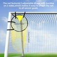 thumbnail image 3 of BESTSKY Corner Shooting Soccer Goal Target Nets Soccer Training Equipment (Yellow 45cm), 3 of 6