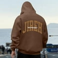 thumbnail image 4 of WILLBEST Sudadera con Capucha para Hombre, De Manga Larga, Informal, Cómoda, con Cordón Ajustable para Deportes Al Aire Libre y Uso Diario Mediana​​, 4 of 6