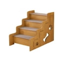 thumbnail image 5 of yotijay Dog Stair Puppy Essentials Non Slip for Cat Dog Pet Stair for Couch Cars Bed 4 Steps, 5 of 9