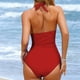 thumbnail image 1 of WILLBEST Traje de Baño Mujer Manga Larga Traje de Baño de Playa de Color Sólido Primavera/Verano Para Mujer, 1 of 6