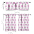 thumbnail image 6 of Kitchen Curtains 36 Inch Short - 3 Panel Set with Cute Cat Paw Pattern, Rod Pocket Window Curtain, 100% Polyester for Pet Lovers Farmhouse, Cafe, Kitchen, Bedroom, Easy Wash, 6 of 6