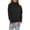 Black, variant on Sweaters For Women Turtleneck Solid Color Cufflink Loose Long Sleeve Casual O Neck Knit Pullover Sweater Tops