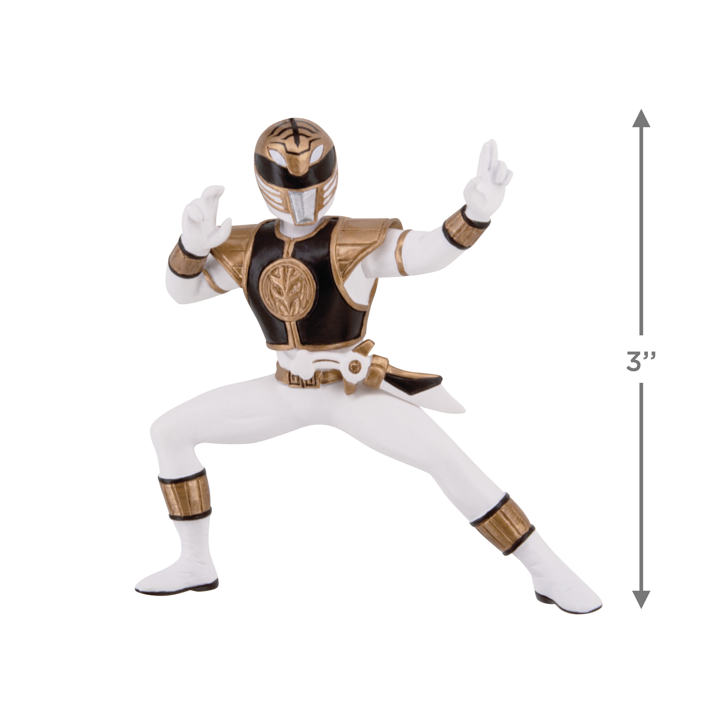 Hallmark Christmas Ornament (Hasbro Power Rangers White Ranger), 1 Count