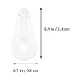 thumbnail image 4 of 30pcs Mirror Fixing Clips Lens Glass Assembly Wardrobe Cabinets Bookcase Glass Embedded Fixing Clips with Screw (Transparent), 4 of 7