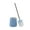 Blue, variant on ELLE Paris Lisse Wide Bowl Ceramic Toilet Brush in Emerald