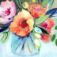 thumbnail image 3 of Tava Studios 12x12 Black Modern Framed Museum Art Print Titled - Fantasy Flowers, 3 of 5