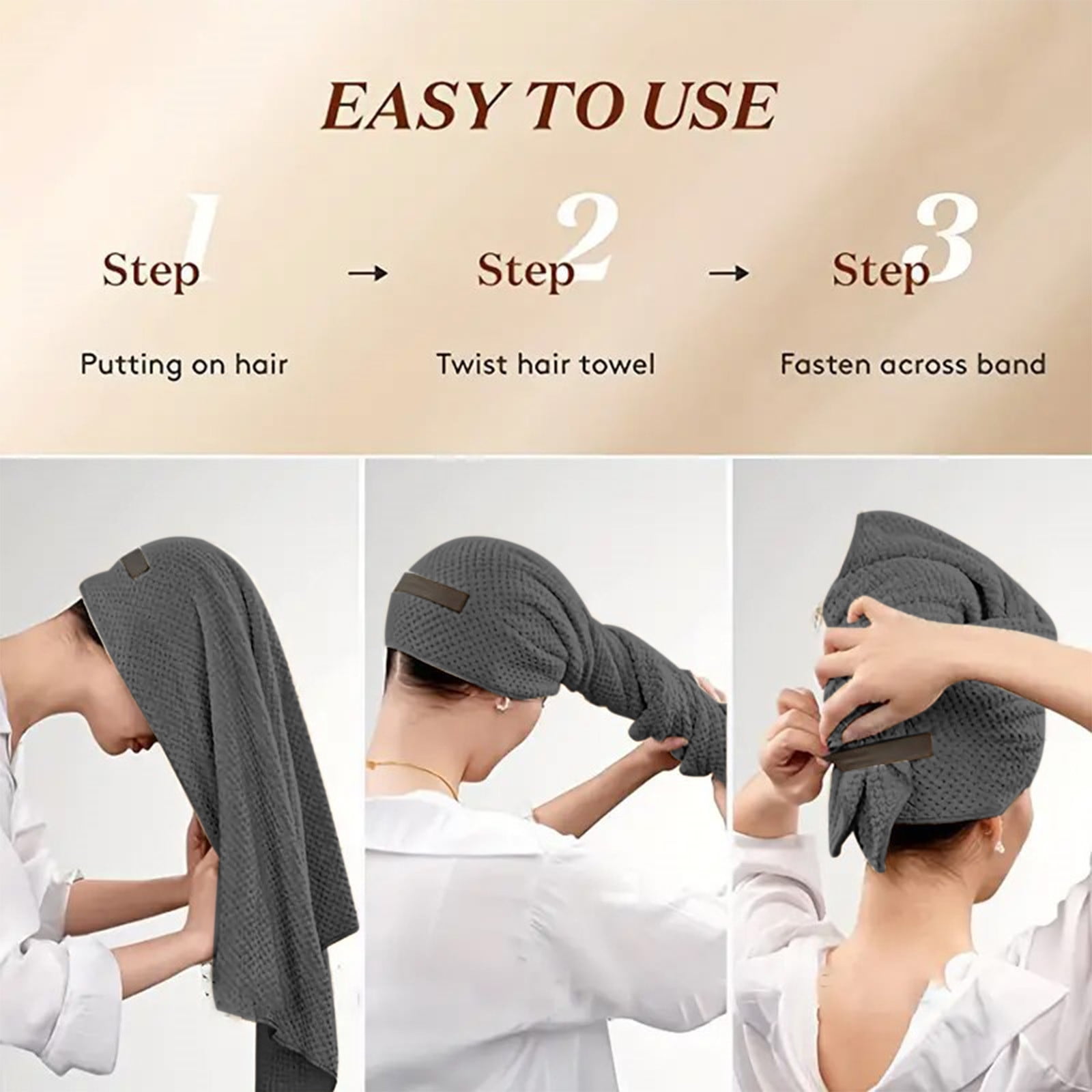 To Put How Do You Wrap Your Hair In A Towel Trendy Pack Of Hair Towel