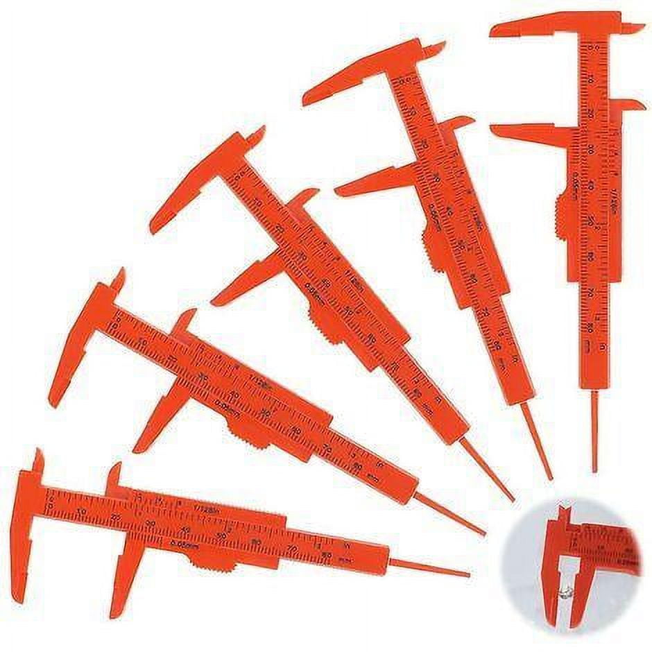 Calibradores Calibradores Vernier de 5 piezas, calibradores Vernier de plástico que ...