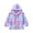 Purple, variant on Boys Girls Toddler Rain Jacket Waterproo𝖿 Zipper Lightweight Windbreaker Coat Fleec𝖾 Lined Windproof Raincoat Pockets Outerwear Jacket