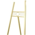 thumbnail image 5 of DecMode 19" x 56" Gold Metal Tall Adjustable Floor 3 Tier Geometric Easel, 1-Piece, 5 of 14